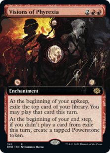 Visions of Phyrexia (foil) (extended art)