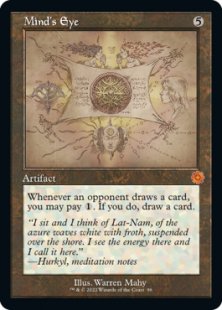 Mind's Eye (foil) (showcase)