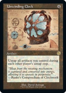 Unwinding Clock (foil) (showcase)