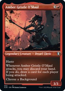Amber Gristle O'Maul (foil-etched)