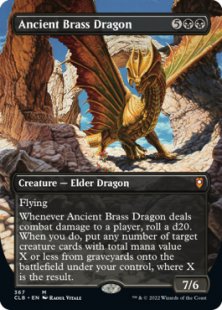 Ancient Brass Dragon (borderless)