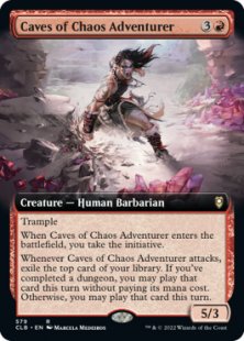 Caves of Chaos Adventurer (foil) (extended art)