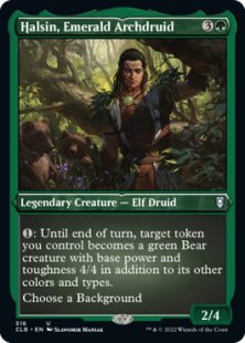 Halsin, Emerald Archdruid (foil-etched)