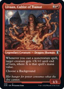 Livaan, Cultist of Tiamat (foil-etched)