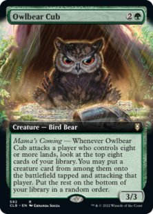 Owlbear Cub (foil) (extended art)