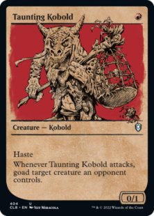 Taunting Kobold (foil) (showcase)