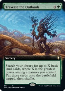 Traverse the Outlands (foil) (extended art)