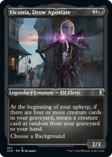 Viconia, Drow Apostate (foil-etched)