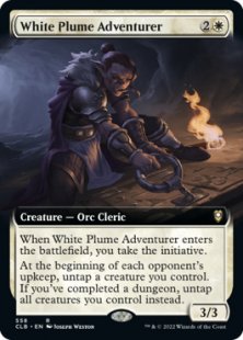 White Plume Adventurer (extended art)