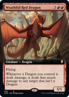 Wrathful Red Dragon (extended art)