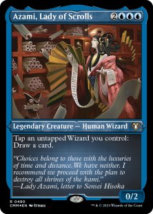 Azami, Lady of Scrolls (foil-etched)