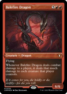 Balefire Dragon (foil-etched)