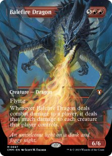 Balefire Dragon (foil) (borderless)