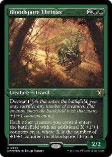Bloodspore Thrinax (foil-etched)