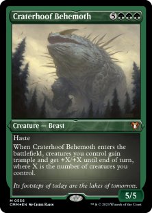 Craterhoof Behemoth (foil-etched)