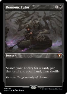 Demonic Tutor (foil-etched)