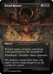 Dread Return (foil) (borderless)