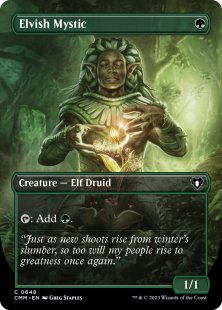 Elvish Mystic (foil) (borderless)