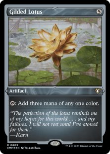 Gilded Lotus (foil-etched)