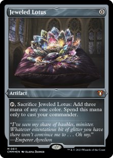 Jeweled Lotus (foil-etched)