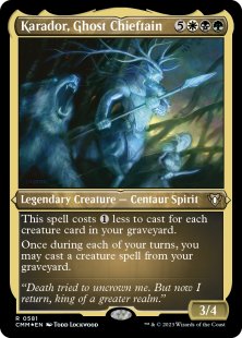 Karador, Ghost Chieftain (foil-etched)