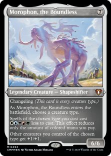 Morophon, the Boundless (foil-etched)