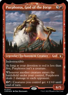 Purphoros, God of the Forge (foil-etched)