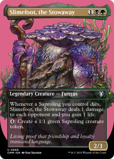 Slimefoot, the Stowaway (foil) (borderless)