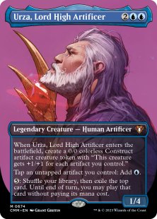 Urza, Lord High Artificer (#674) (borderless)