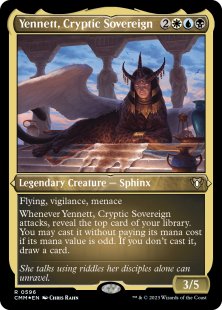 Yennett, Cryptic Sovereign (foil-etched)