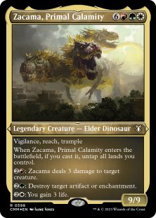 Zacama, Primal Calamity (foil-etched)