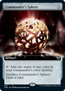 Commander's Sphere (foil) (extended art)