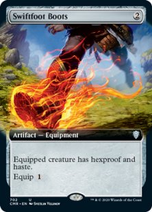 Swiftfoot Boots (foil) (extended art)