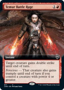 Temur Battle Rage (foil) (extended art)