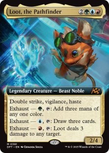 Loot, the Pathfinder (#414) (fracture foil) (showcase