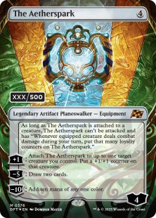 The Aetherspark (double rainbow foil) (borderless)