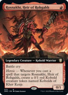 Rosnakht, Heir of Rohgahh (extended art)