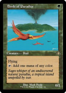 Birds of Paradise (foil) (showcase)