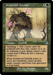 Deadwood Treefolk (foil) (showcase)