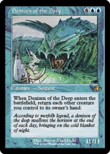 Denizen of the Deep (foil) (showcase)