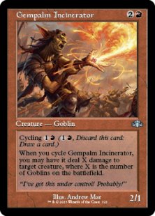 Gempalm Incinerator (foil) (showcase)