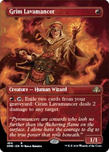 Grim Lavamancer (borderless)