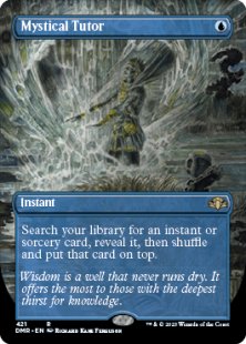 Mystical Tutor (foil) (borderless)