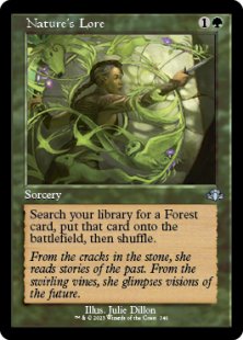 Nature's Lore (foil) (showcase)