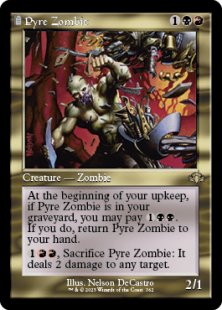 Pyre Zombie (foil) (showcase)