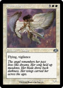 Serra Angel (foil) (showcase)