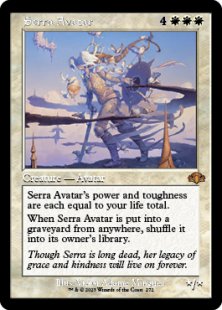 Serra Avatar (foil) (showcase)