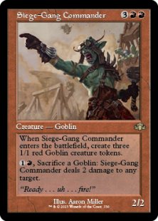 Siege-Gang Commander (foil) (showcase)