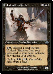 Undead Gladiator (foil) (showcase)
