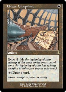 Urza's Blueprints (foil) (showcase)